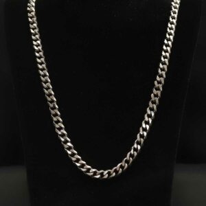 Nerezový kubánsky reťazový náhrdelník