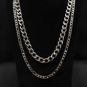 Dvojitá reťaz z nerezovej ocele