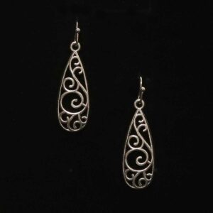 Romantické visiace náušnice vo vintige štýle