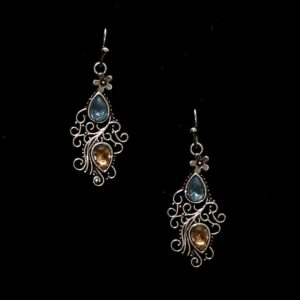 Kreatívne náušnice s vodnými kvapkami